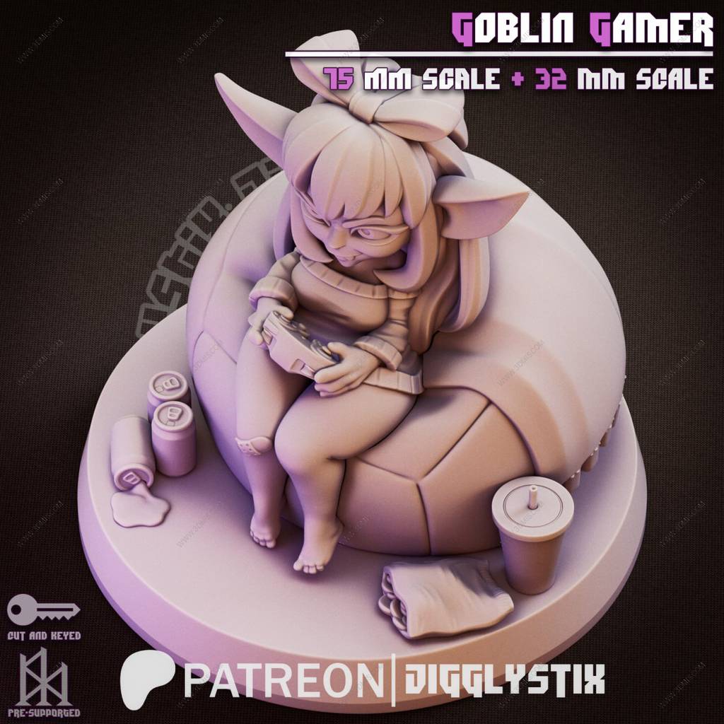 P站图纸印象馆 Jigglystix 游戏女孩 Jigglystix 游戏女孩