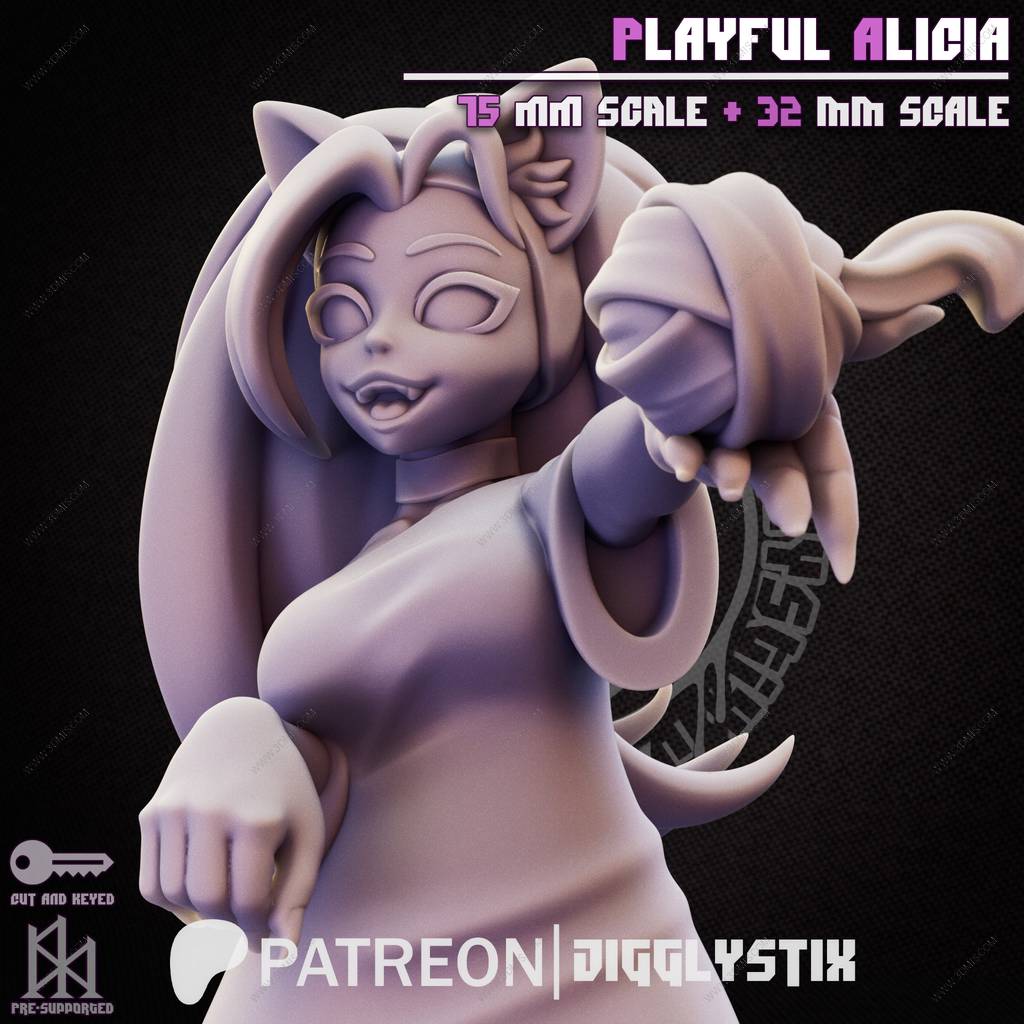 P站图纸印象馆 Jigglystix 艾丽西亚 Jigglystix 艾丽西亚