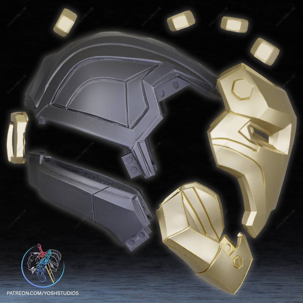 P站图纸印象馆 Yosh 漫威 钢铁侠面具 Yosh 漫威 钢铁侠面具