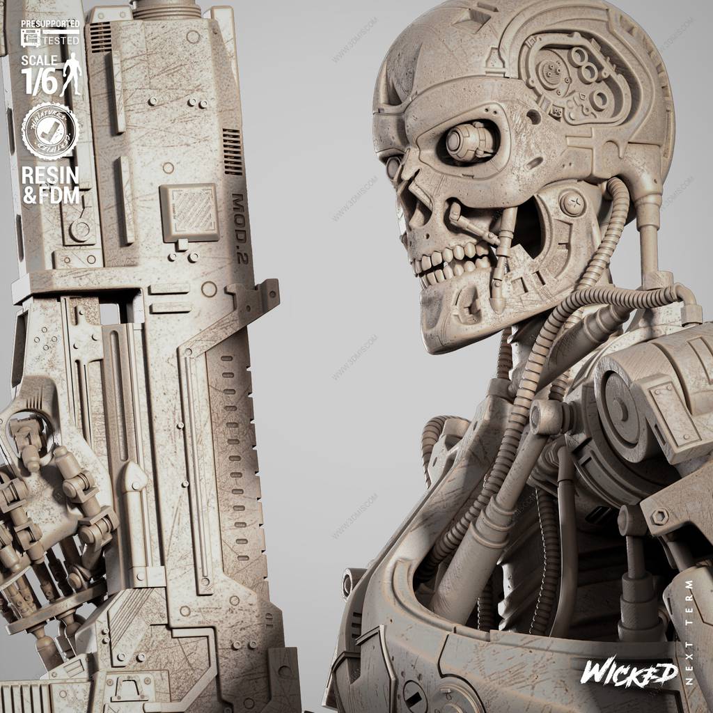 P站图纸印象馆 3DWicked 终结者 3DWicked 终结者