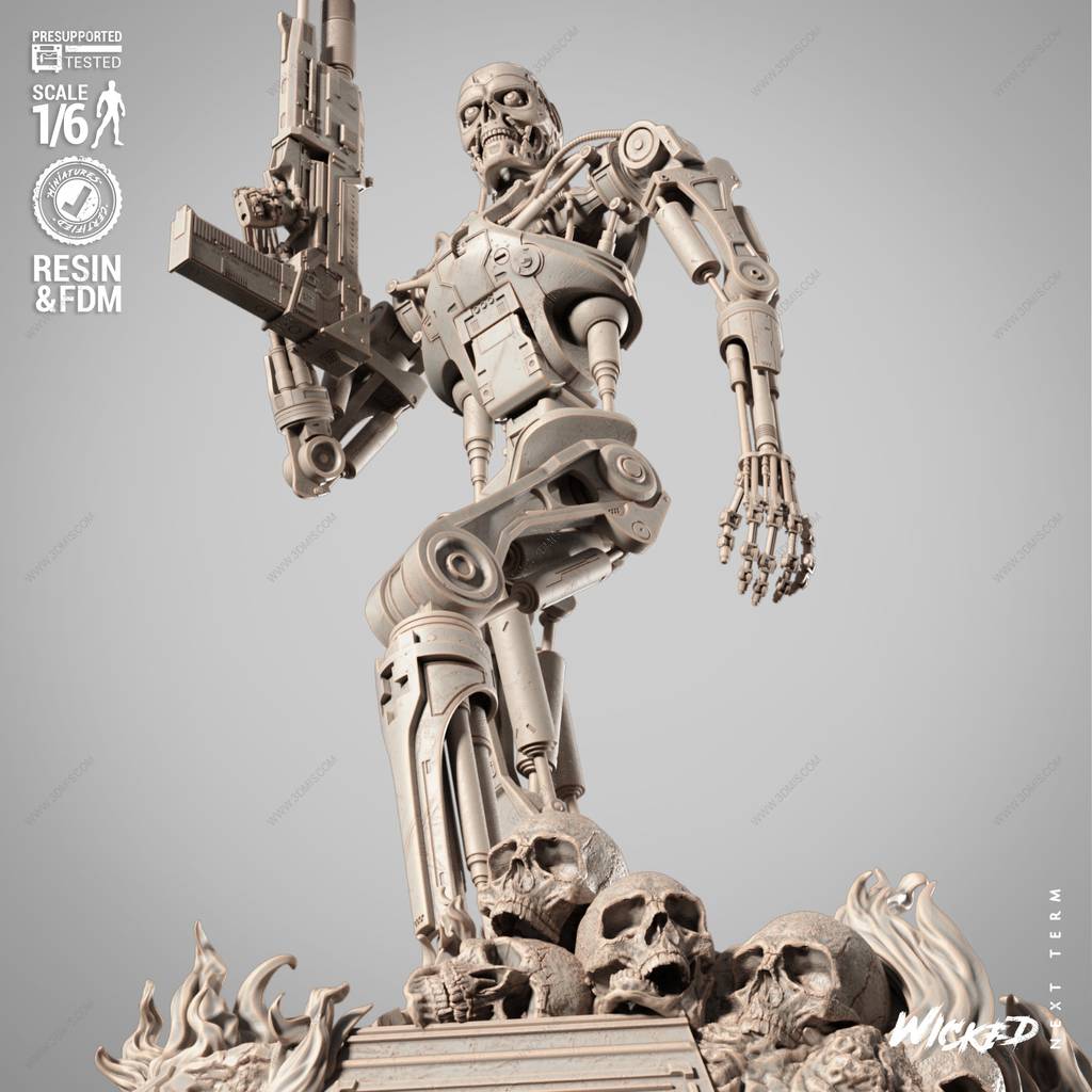 P站图纸印象馆 3DWicked 终结者 3DWicked 终结者