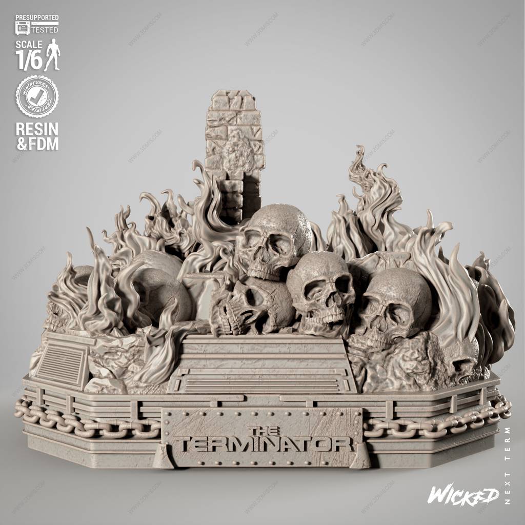 P站图纸印象馆 3DWicked 终结者 3DWicked 终结者