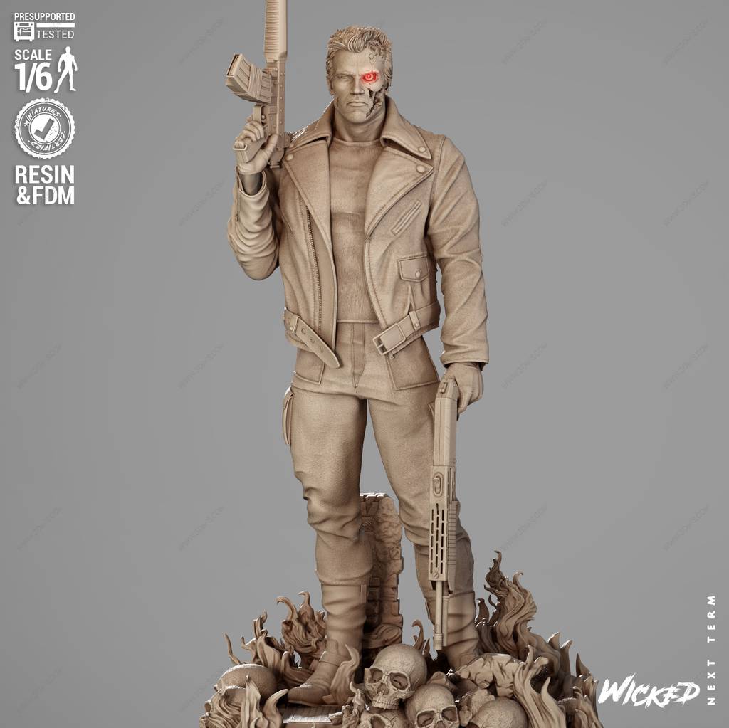 P站图纸印象馆 3DWicked 终结者 3DWicked 终结者