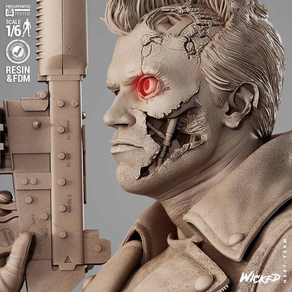 P站图纸印象馆 3DWicked 终结者 3DWicked 终结者