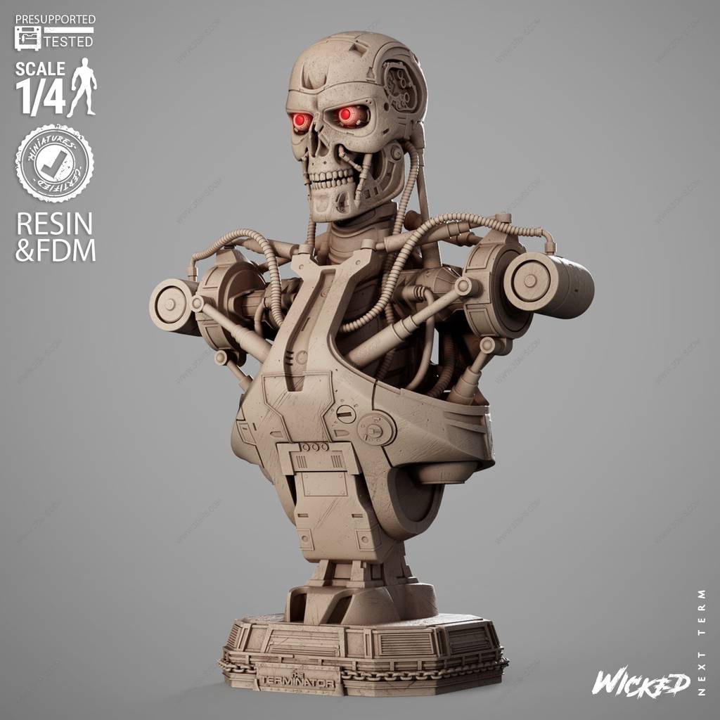 P站图纸印象馆 3DWicked 终结者 3DWicked 终结者