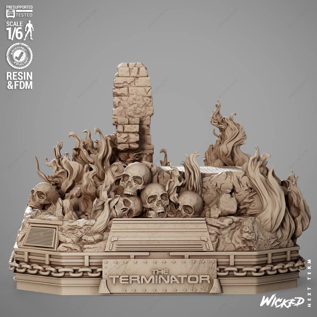 P站图纸印象馆 3DWicked 终结者 3DWicked 终结者