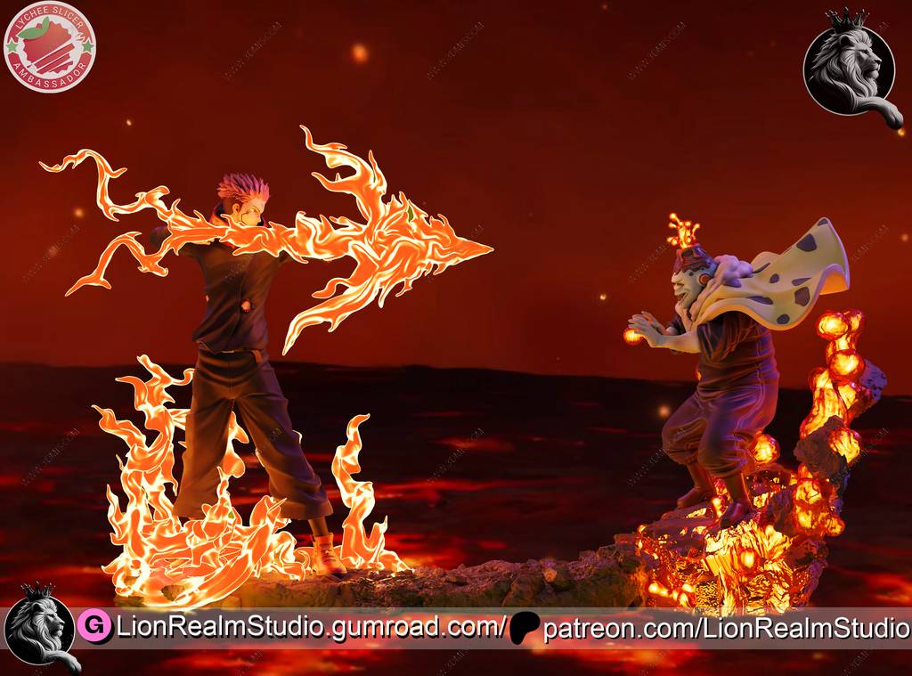 P站图纸印象馆 LionRealm 咒术回战 漏瑚 LionRealm 咒术回战 漏瑚