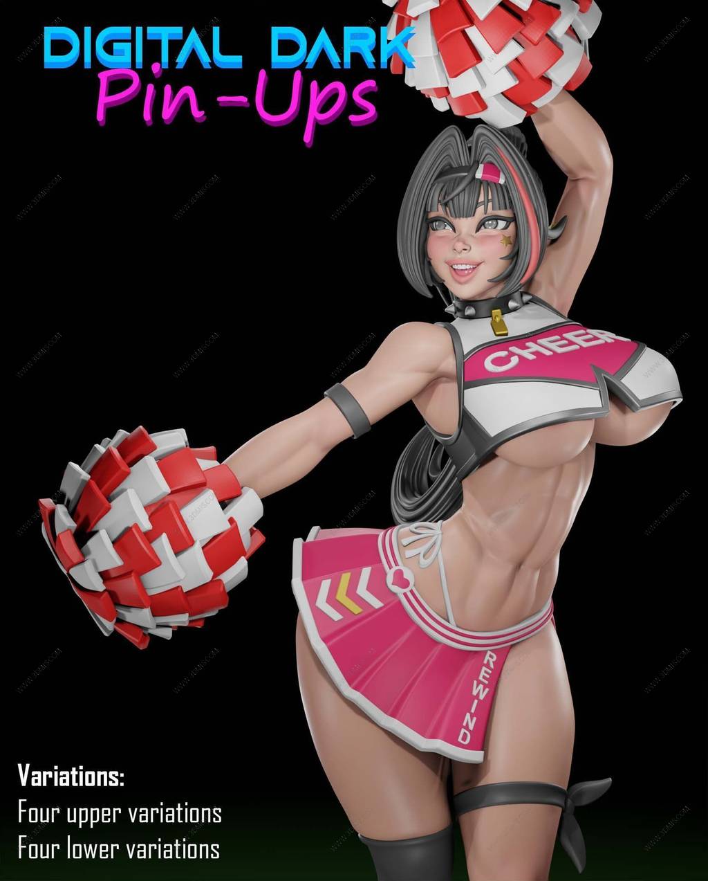 P站图纸印象馆 Digital Dark 胜利女神 NIKKE 贝伊 Digital Dark 胜利女神 NIKKE 贝伊