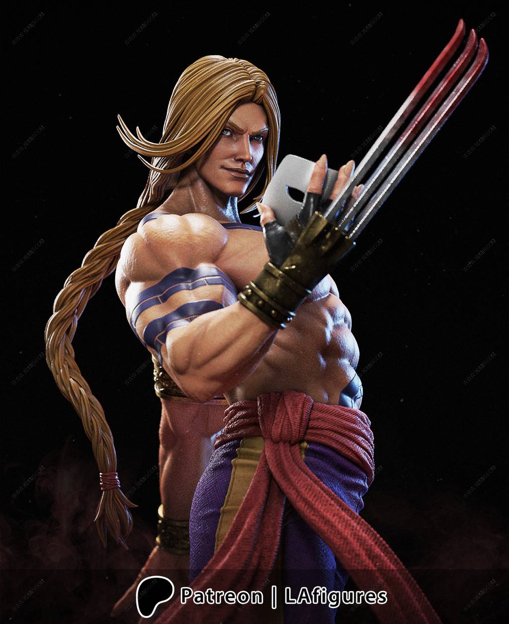 P站图纸印象馆 L.A Figures 街头霸王 维加 L.A Figures 街头霸王 维加