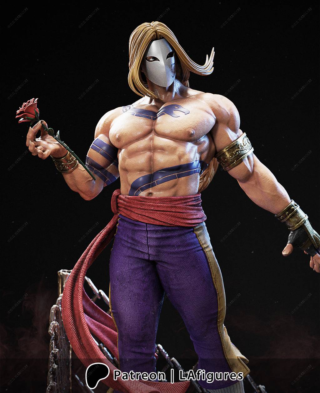 P站图纸印象馆 L.A Figures 街头霸王 维加 L.A Figures 街头霸王 维加