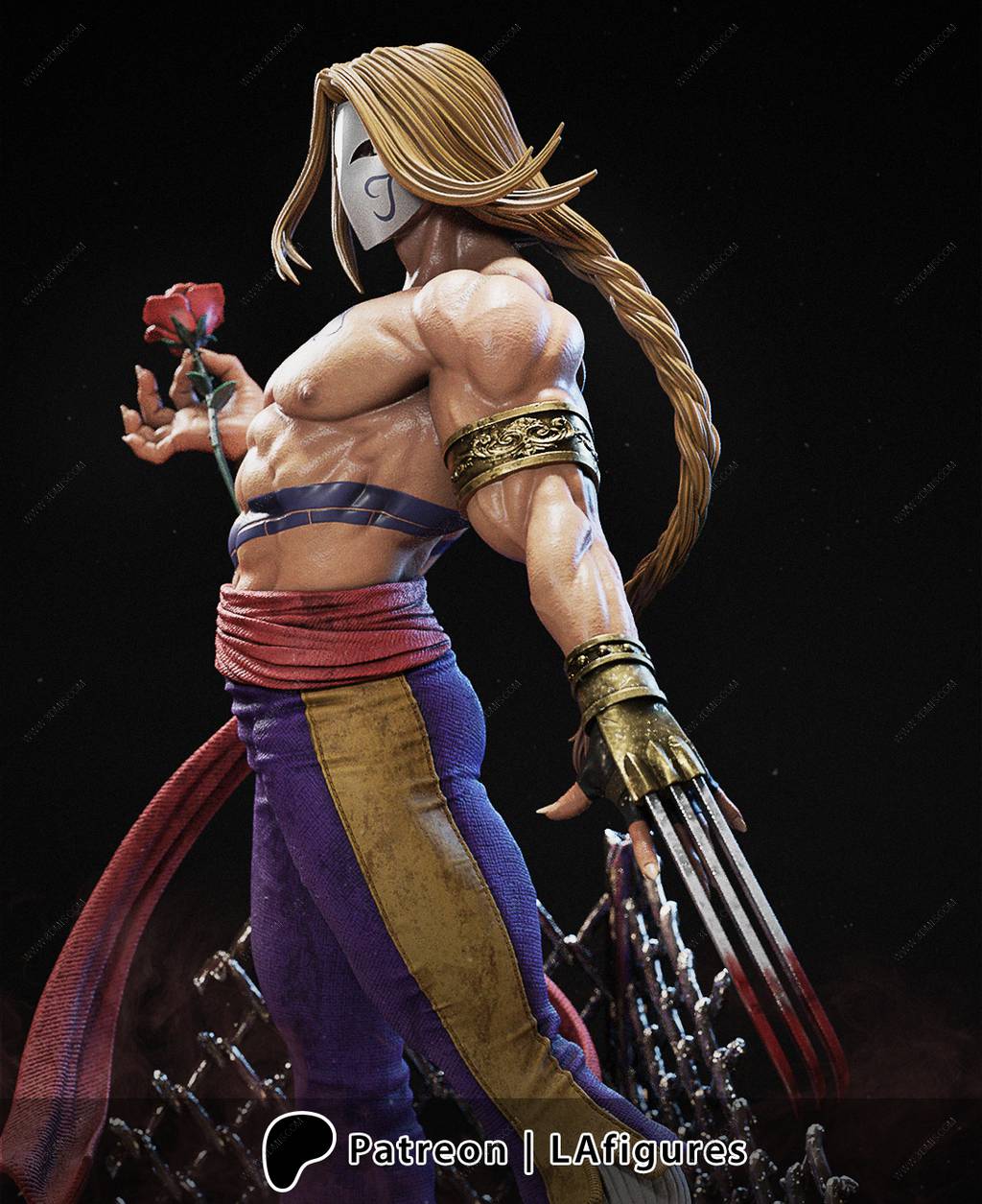 P站图纸印象馆 L.A Figures 街头霸王 维加 L.A Figures 街头霸王 维加