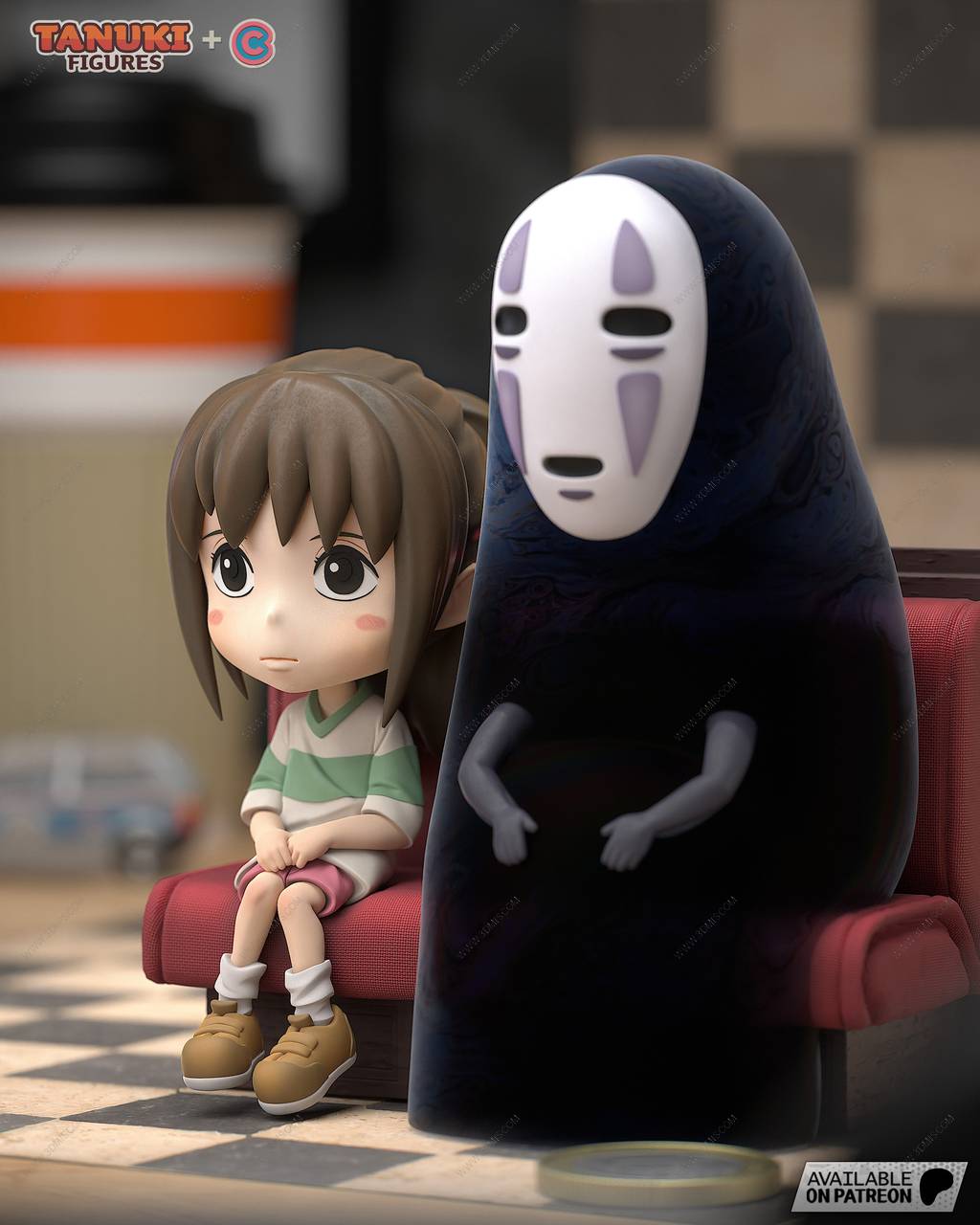 P站图纸印象馆 Tanuki Figures 千与千寻 千寻 Tanuki Figures 千与千寻 千寻