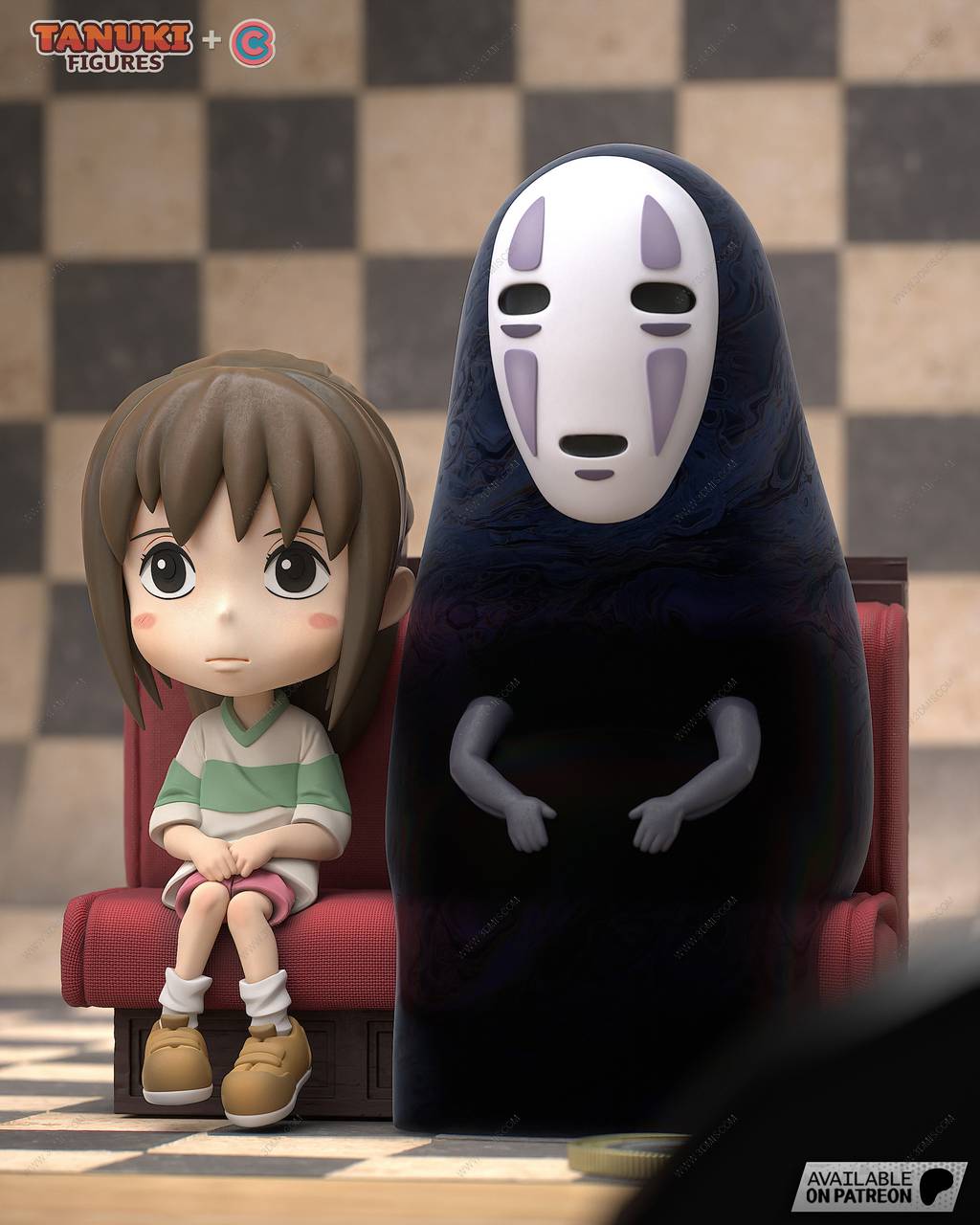 P站图纸印象馆 Tanuki Figures 千与千寻 千寻 Tanuki Figures 千与千寻 千寻