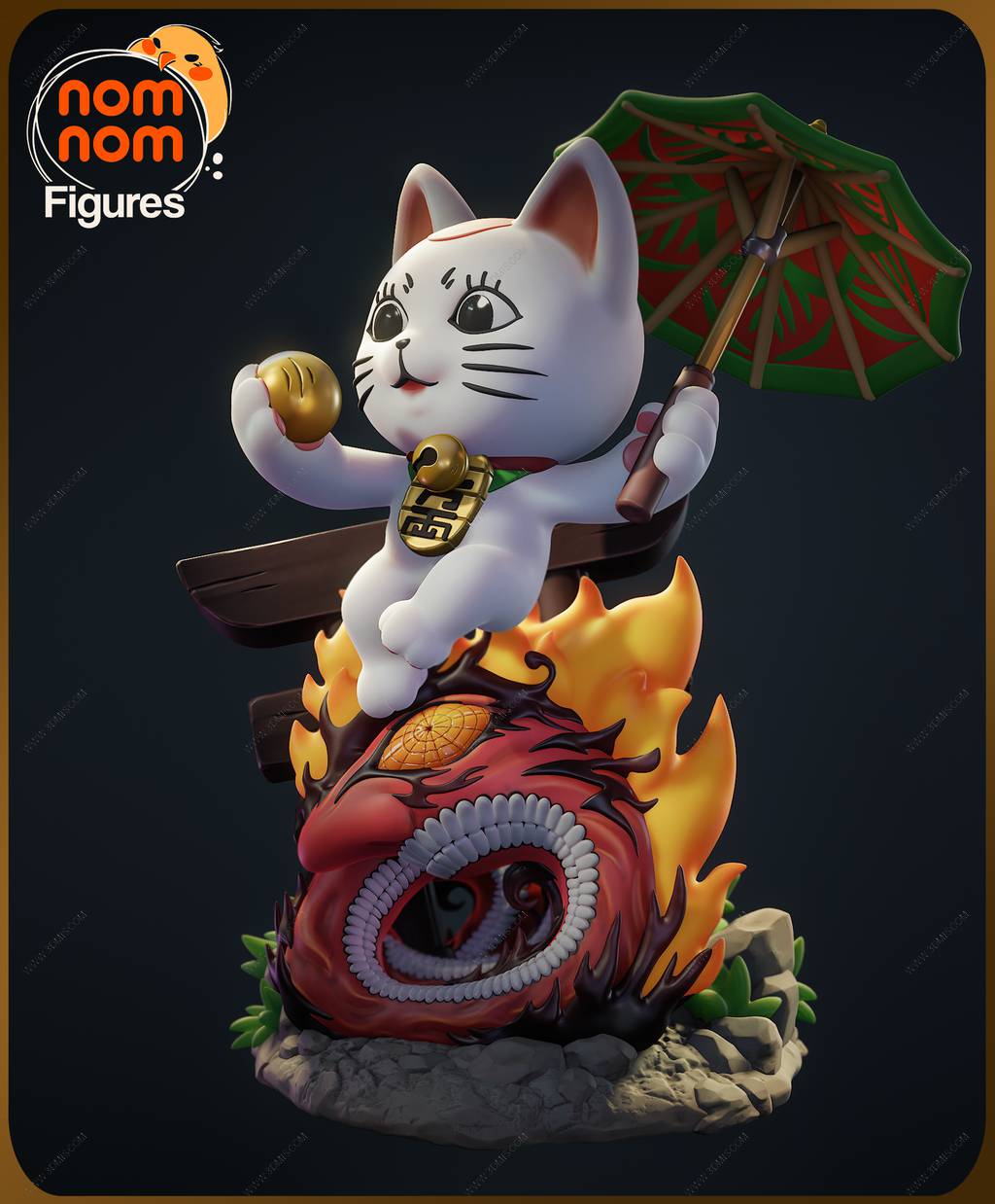 P站图纸印象馆 NomNom 当哒当 招财猫 NomNom 当哒当 招财猫