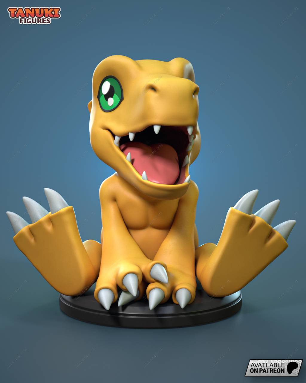 P站图纸印象馆 Tanuki Figures 数码宝贝 亚古兽 Tanuki Figures 数码宝贝 亚古兽
