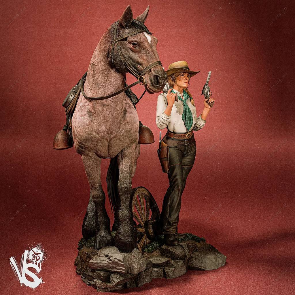 P站图纸印象馆 VS3D 荒野大镖客 莎迪·阿德勒 VS3D 荒野大镖客 莎迪·阿德勒