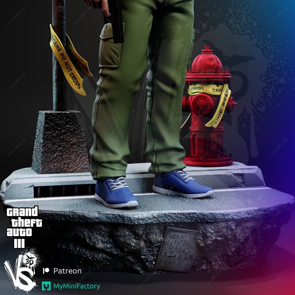 P站图纸印象馆 VS3D 侠盗猎车手 克劳德·斯平德 VS3D 侠盗猎车手 克劳德·斯平德