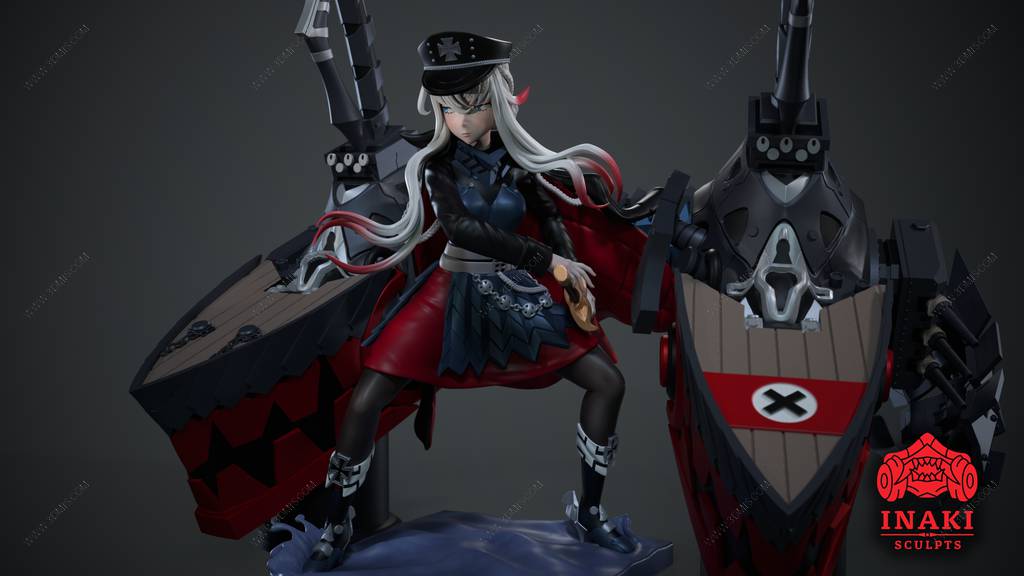 P站图纸印象馆 Inaki Sculpts 碧蓝航线 奥丁 Inaki Sculpts 碧蓝航线 奥丁