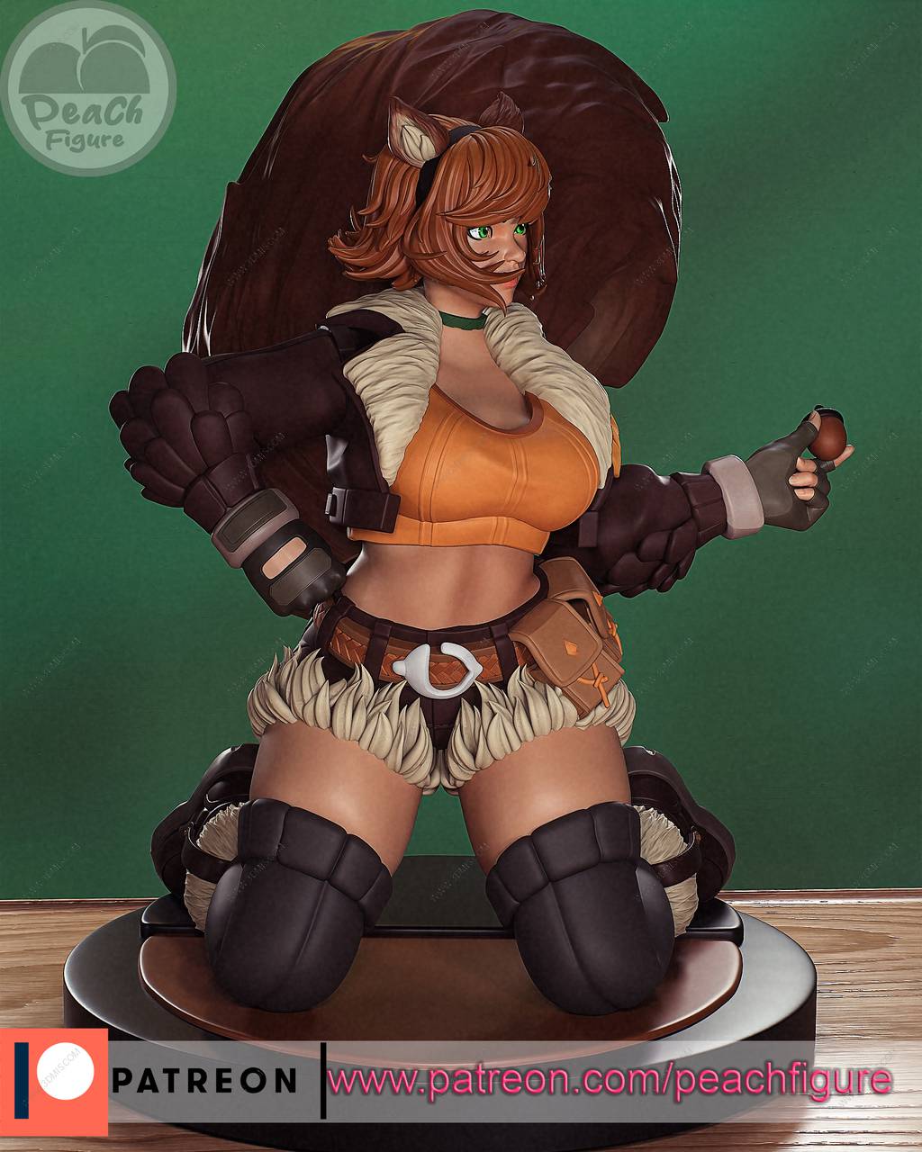 P站图纸印象馆 Peach Figure 漫威 松鼠妹 Peach Figure 漫威 松鼠妹