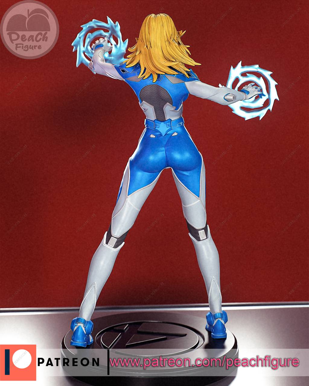 P站图纸印象馆 Peach Figure 漫威 隐形女侠 Peach Figure 漫威 隐形女侠