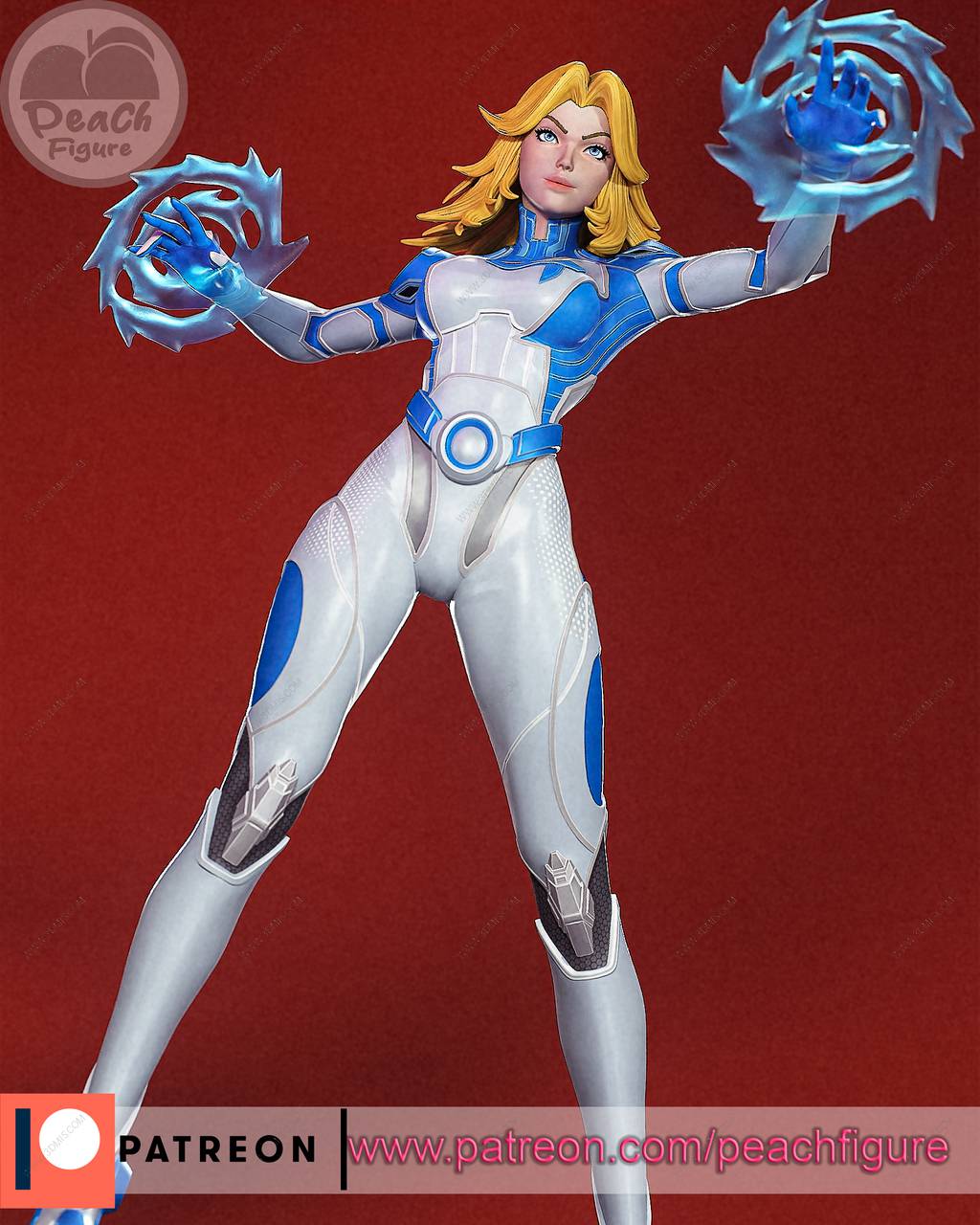 P站图纸印象馆 Peach Figure 漫威 隐形女侠 Peach Figure 漫威 隐形女侠