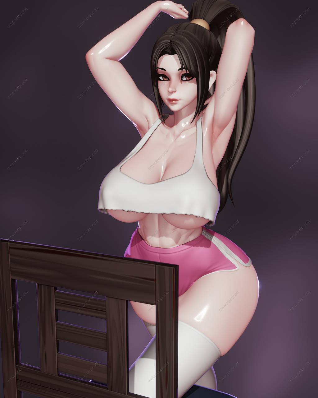 P站图纸印象馆 Rushzilla 拳皇 不知火舞 Rushzilla 拳皇 不知火舞