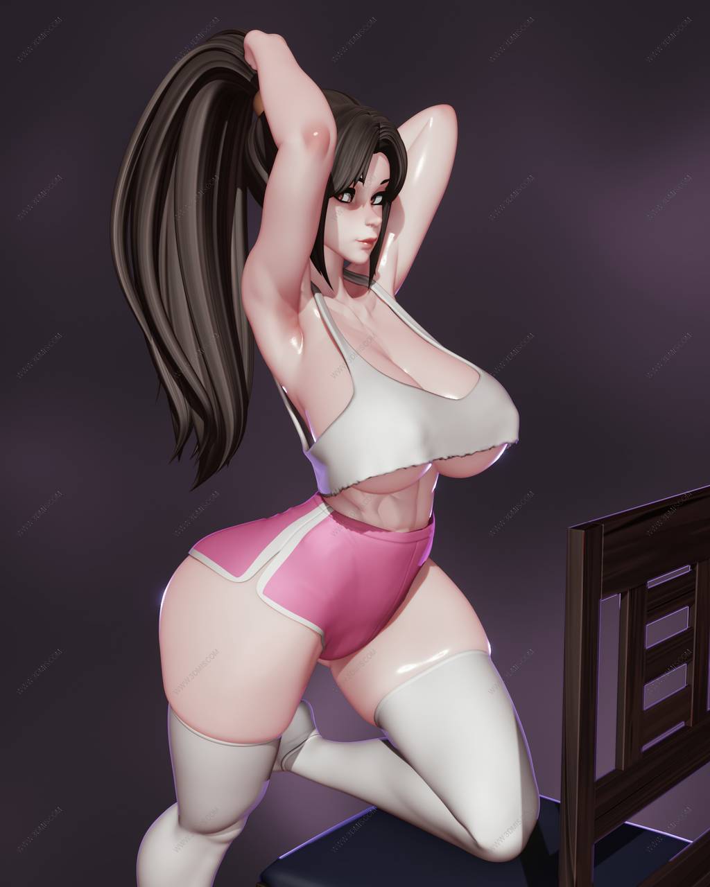 P站图纸印象馆 Rushzilla 拳皇 不知火舞 Rushzilla 拳皇 不知火舞