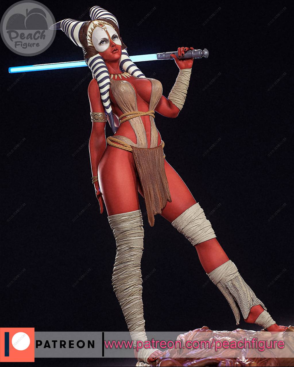 P站图纸印象馆 Peach Figure 星球大战 莎克·提 Peach Figure 星球大战 莎克·提