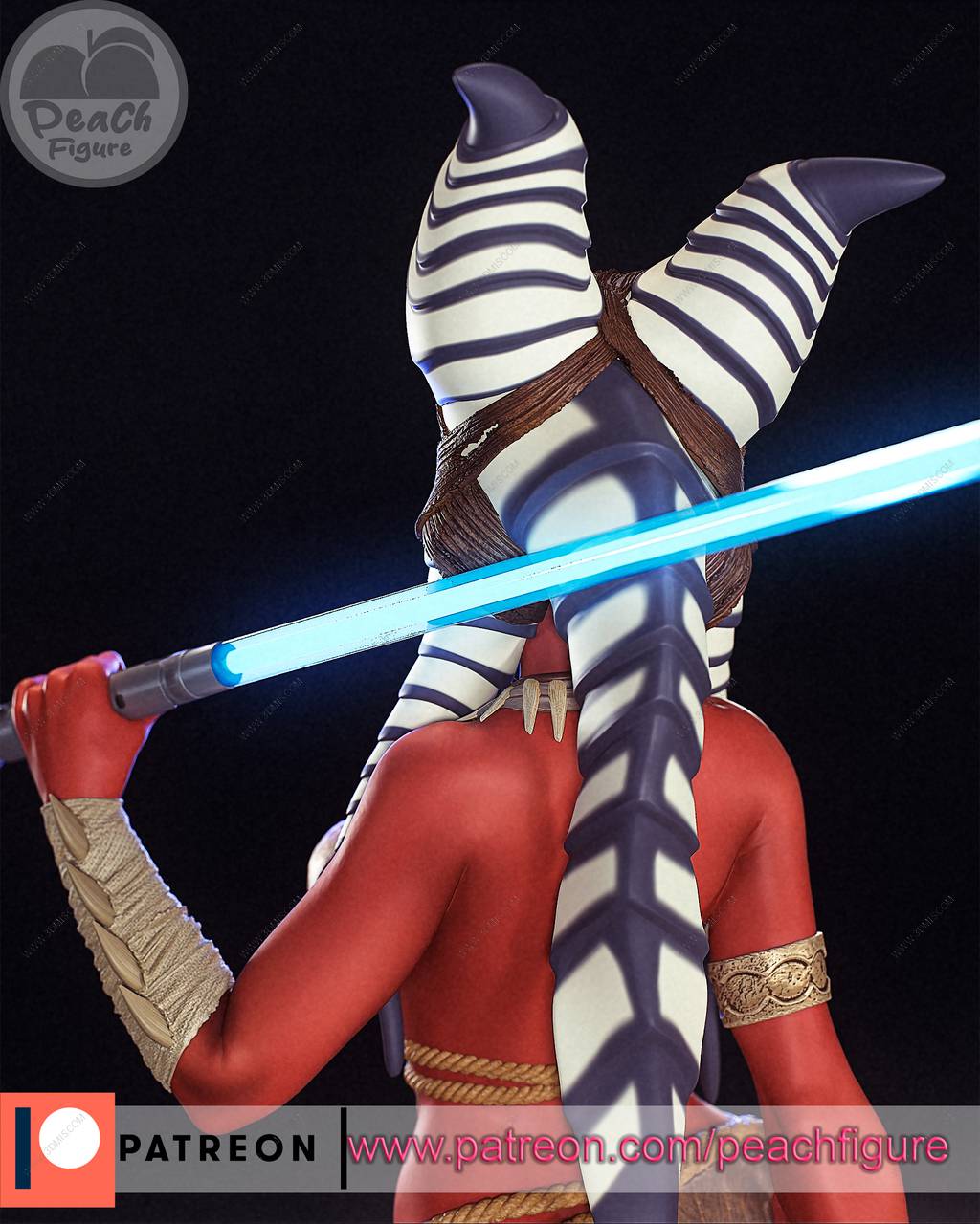 P站图纸印象馆 Peach Figure 星球大战 莎克·提 Peach Figure 星球大战 莎克·提