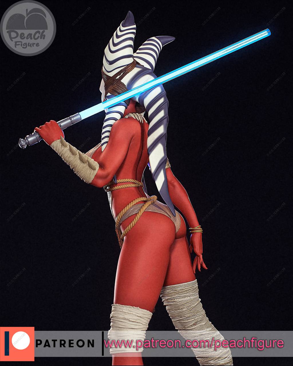 P站图纸印象馆 Peach Figure 星球大战 莎克·提 Peach Figure 星球大战 莎克·提