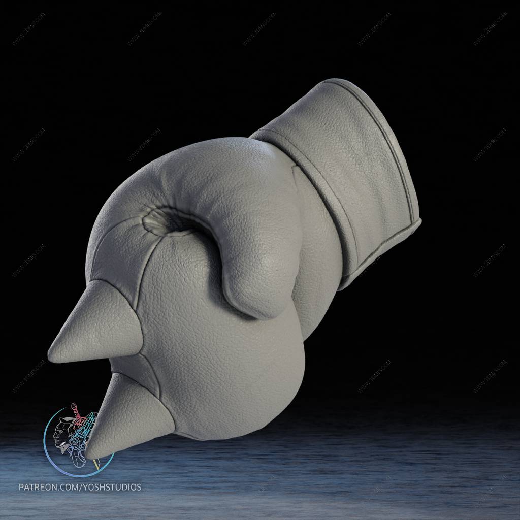 P站图纸印象馆 Yosh 刺猬索尼克 纳克鲁斯的拳套 Yosh 刺猬索尼克 纳克鲁斯的拳套