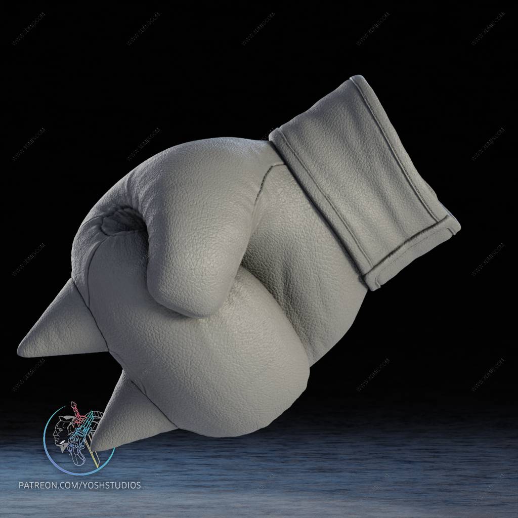 P站图纸印象馆 Yosh 刺猬索尼克 纳克鲁斯的拳套 Yosh 刺猬索尼克 纳克鲁斯的拳套