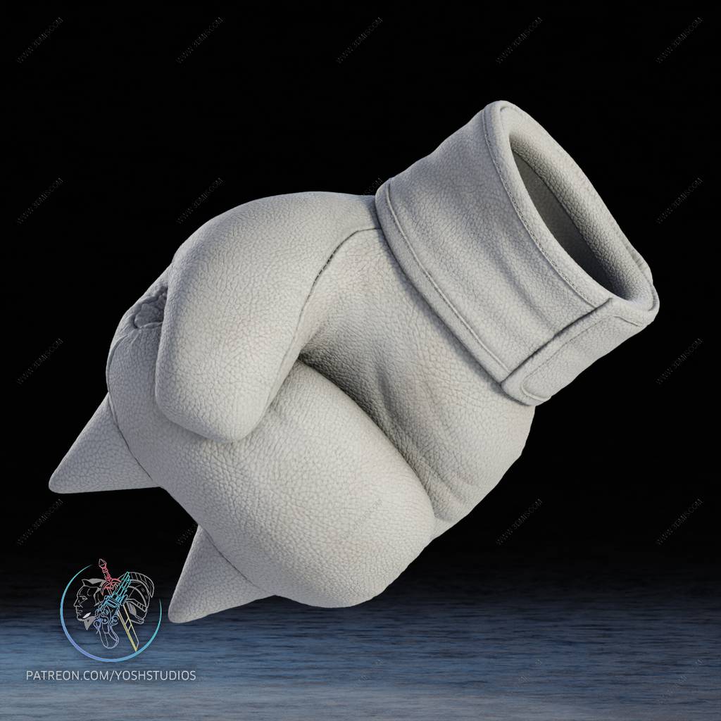 P站图纸印象馆 Yosh 刺猬索尼克 纳克鲁斯的拳套 Yosh 刺猬索尼克 纳克鲁斯的拳套