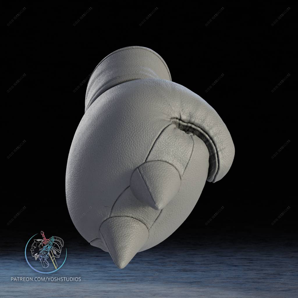 P站图纸印象馆 Yosh 刺猬索尼克 纳克鲁斯的拳套 Yosh 刺猬索尼克 纳克鲁斯的拳套