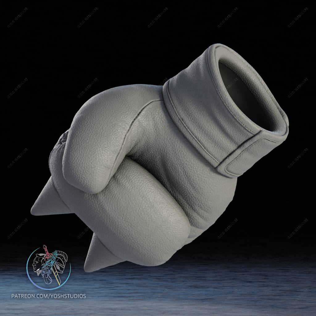 P站图纸印象馆 Yosh 刺猬索尼克 纳克鲁斯的拳套 Yosh 刺猬索尼克 纳克鲁斯的拳套