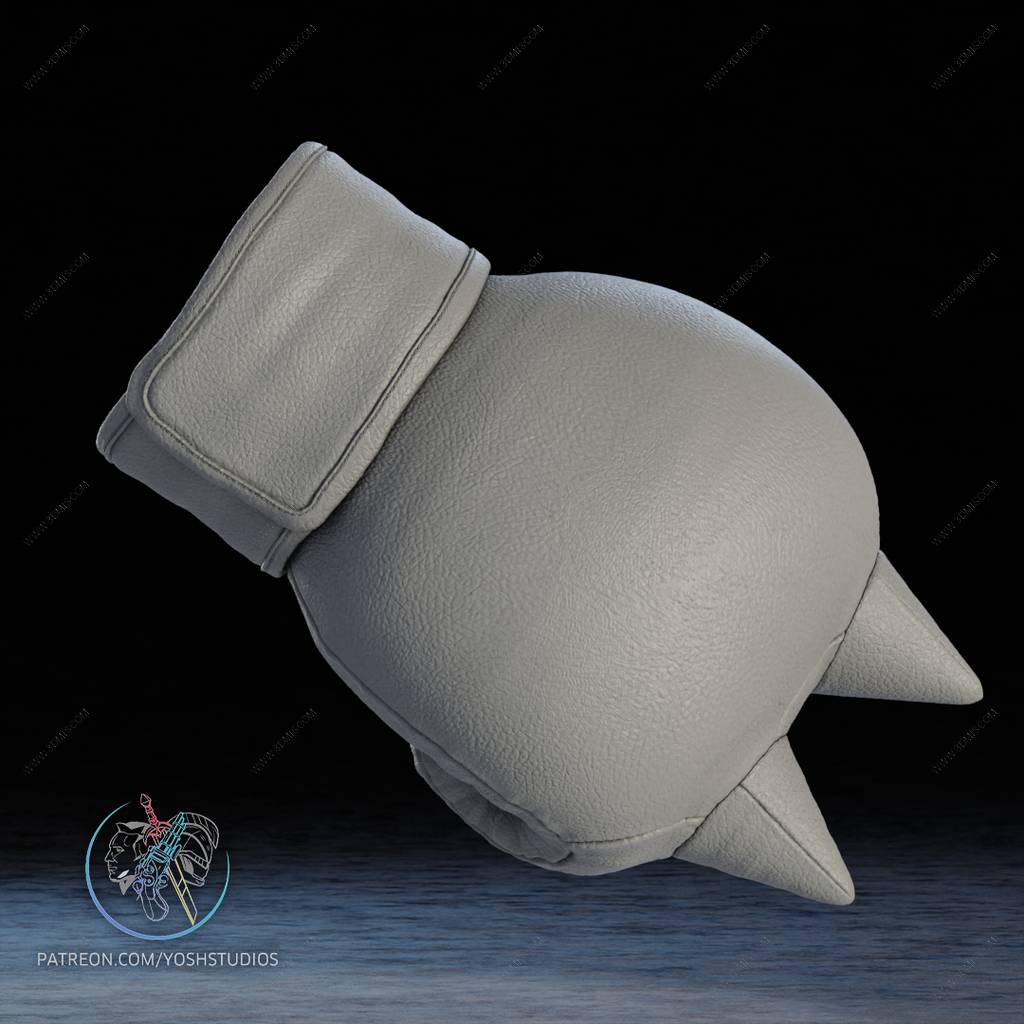 P站图纸印象馆 Yosh 刺猬索尼克 纳克鲁斯的拳套 Yosh 刺猬索尼克 纳克鲁斯的拳套