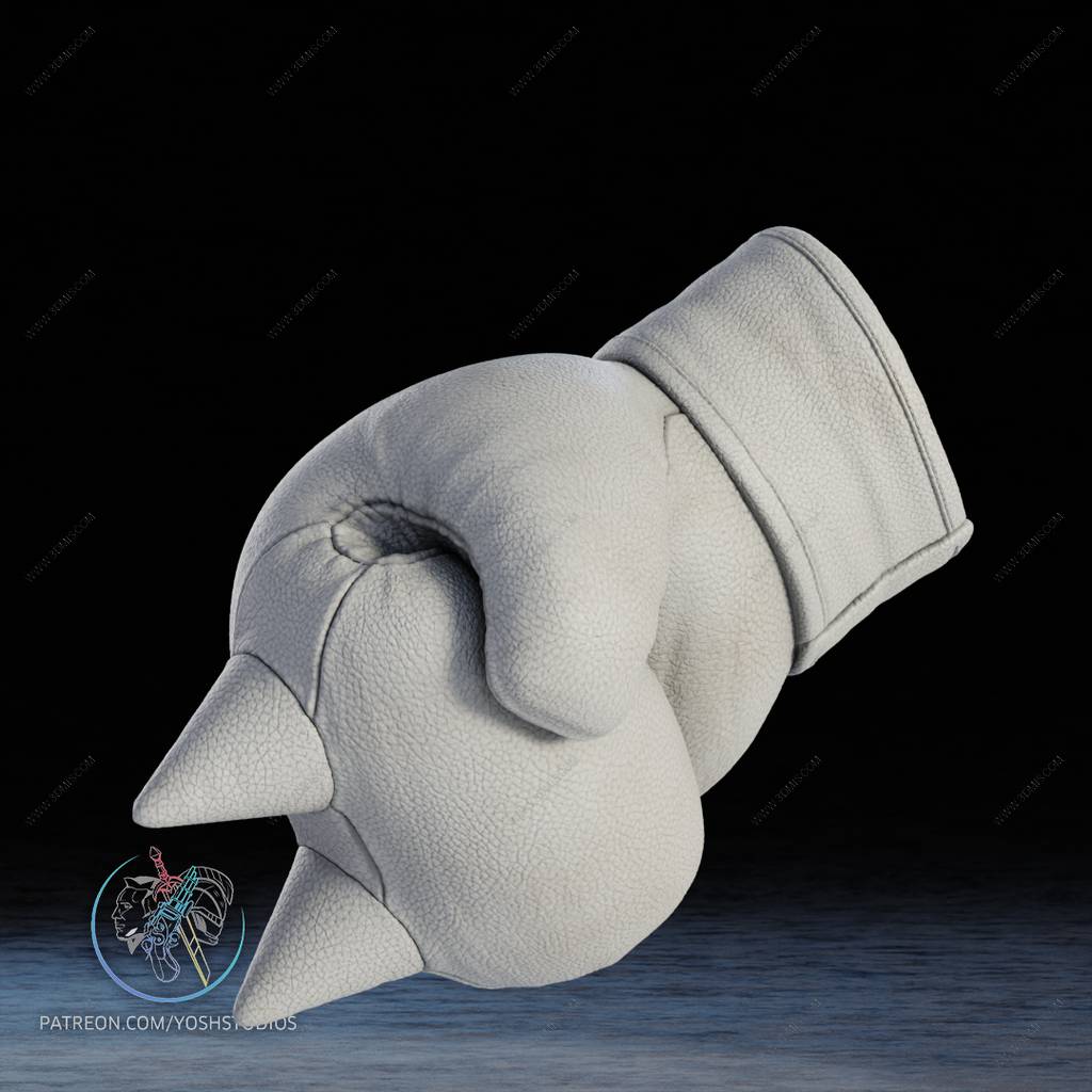 P站图纸印象馆 Yosh 刺猬索尼克 纳克鲁斯的拳套 Yosh 刺猬索尼克 纳克鲁斯的拳套