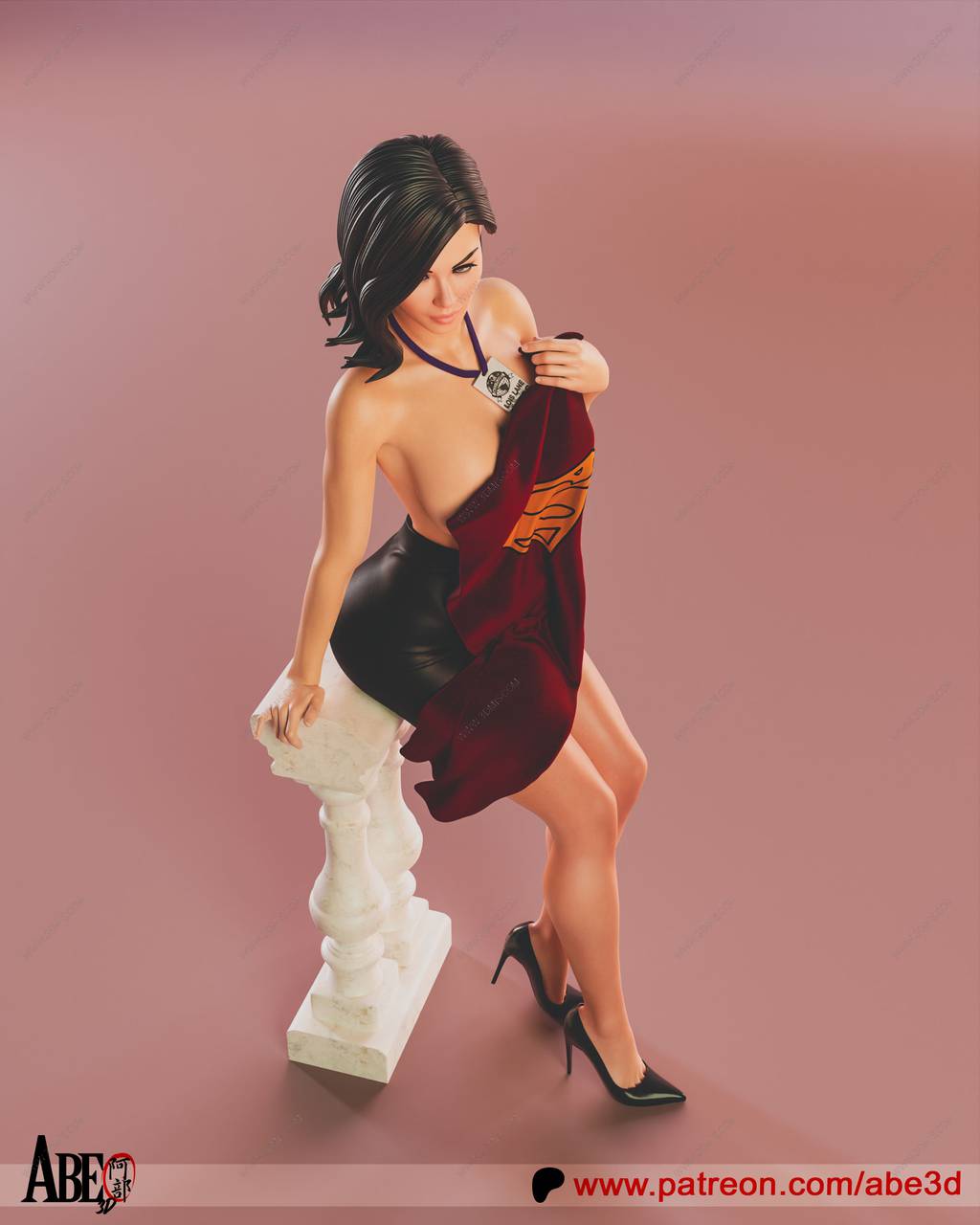 P站图纸印象馆 ABE3D DC漫画 露易丝·莱恩 ABE3D DC漫画 露易丝·莱恩
