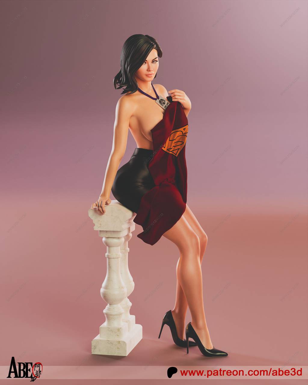P站图纸印象馆 ABE3D DC漫画 露易丝·莱恩 ABE3D DC漫画 露易丝·莱恩