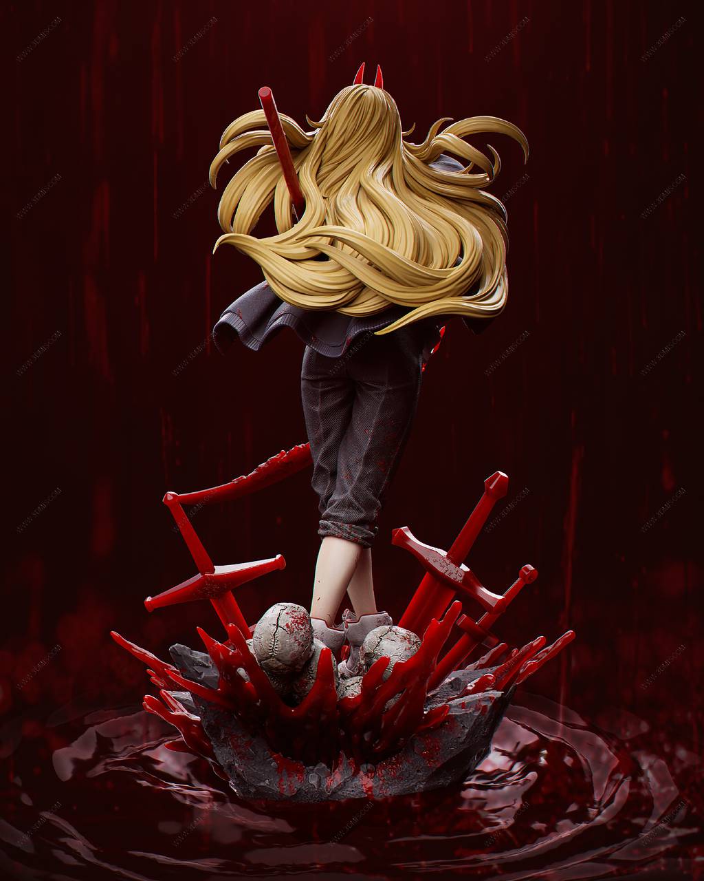 P站图纸印象馆 CA3D 电锯人 帕瓦 CA3D 电锯人 帕瓦