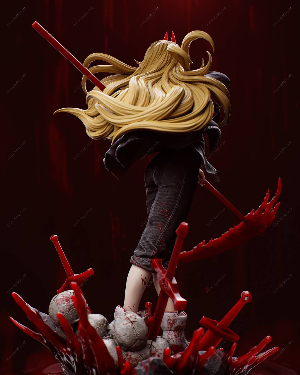 P站图纸印象馆 CA3D 电锯人 帕瓦 CA3D 电锯人 帕瓦