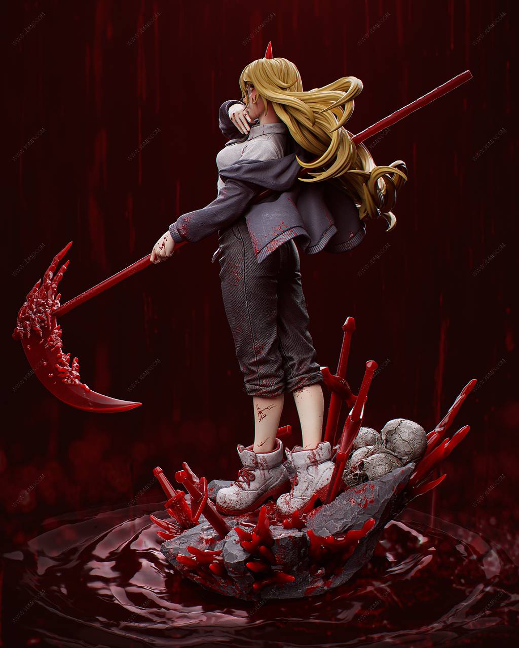 P站图纸印象馆 CA3D 电锯人 帕瓦 CA3D 电锯人 帕瓦