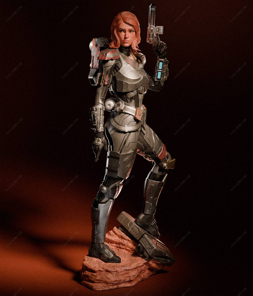 P站图纸印象馆 CA3D 星球大战 帕兹·维兹拉 CA3D 星球大战 帕兹·维兹拉