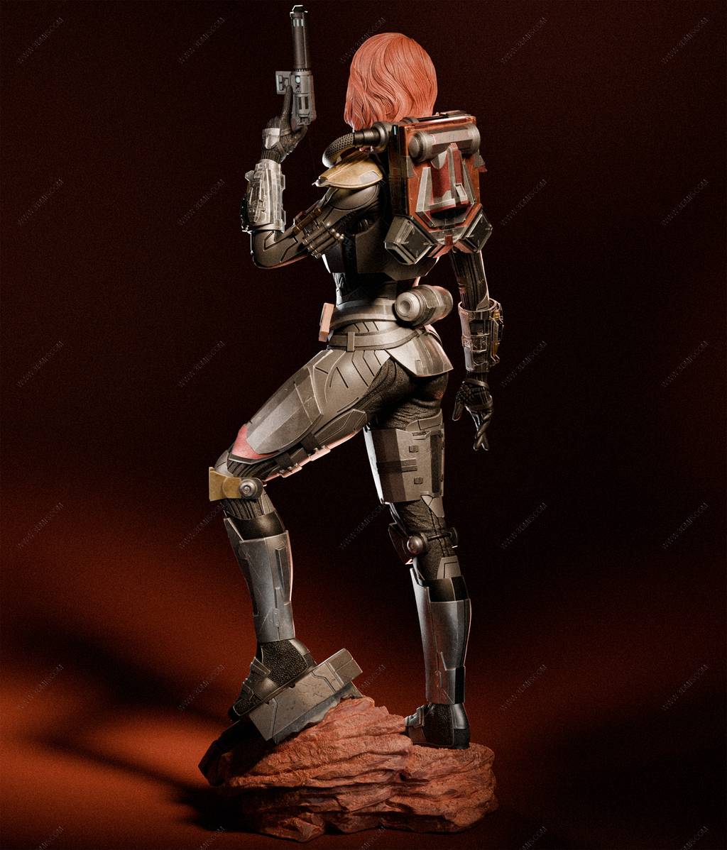 P站图纸印象馆 CA3D 星球大战 帕兹·维兹拉 CA3D 星球大战 帕兹·维兹拉