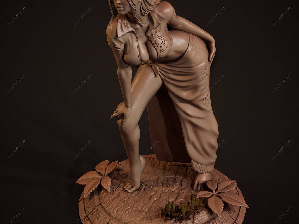 P站图纸印象馆 CA3D 航海王 妮可·罗宾 CA3D 航海王 妮可·罗宾