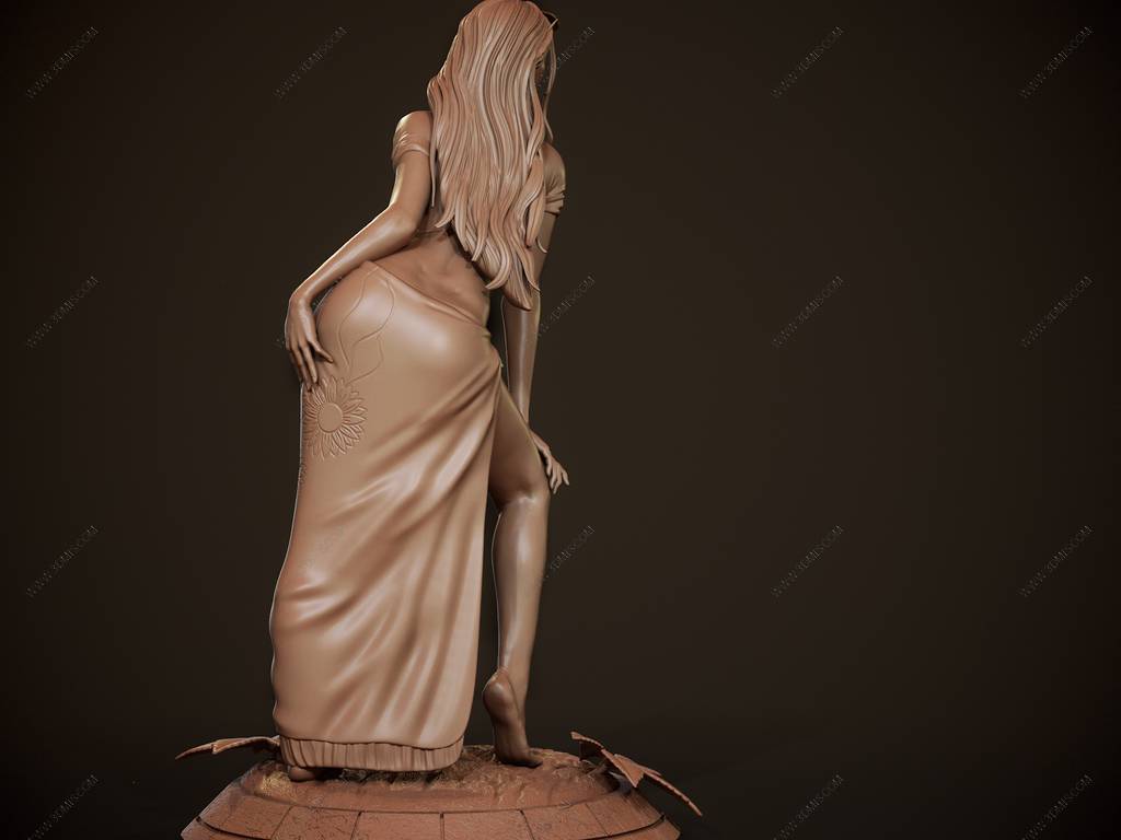 P站图纸印象馆 CA3D 航海王 妮可·罗宾 CA3D 航海王 妮可·罗宾