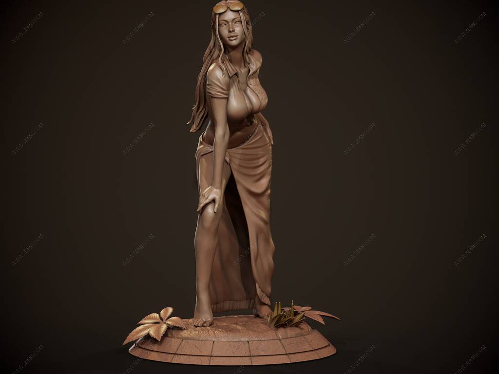 P站图纸印象馆 CA3D 航海王 妮可·罗宾 CA3D 航海王 妮可·罗宾