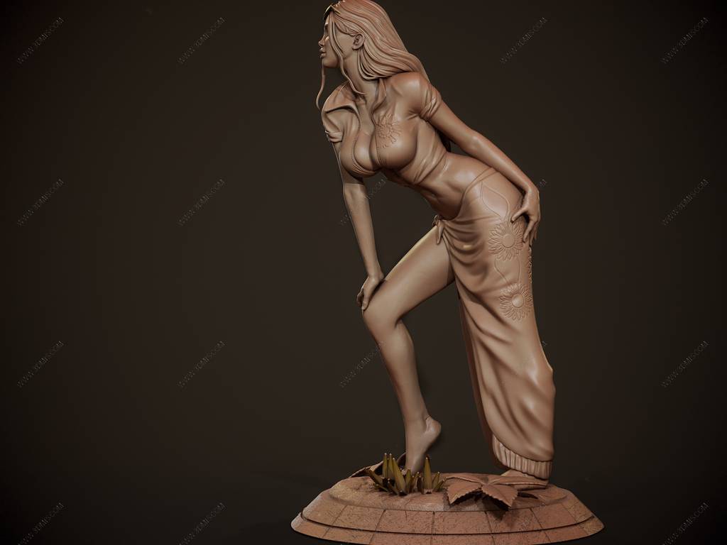 P站图纸印象馆 CA3D 航海王 妮可·罗宾 CA3D 航海王 妮可·罗宾