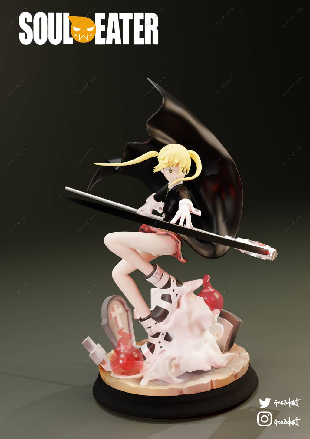 P站图纸印象馆 噬魂者 玛嘉 噬魂者 玛嘉