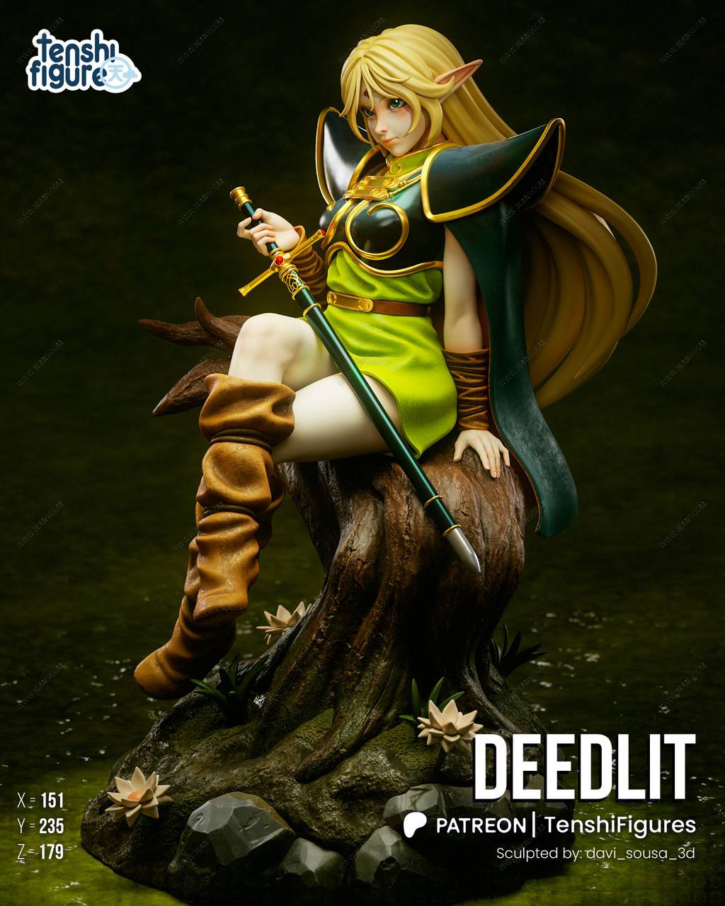 P站图纸印象馆 Tenshi Figures 罗德岛战记 蒂德莉特 Tenshi Figures 罗德岛战记 蒂德莉特